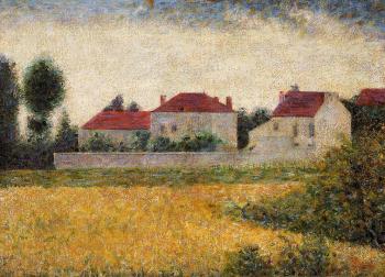 Georges Seurat : White Houses, Ville d'Avray